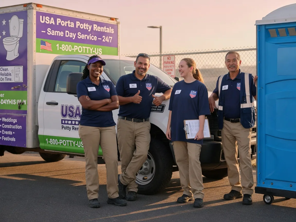 Porta Potty Rental company in Line Lexington, PA
